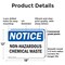 Signmission Non-Hazardous Chemical Waste OSHA Notice Sign, Plastic, 18in W x 12in L, 2PK OS-2PACK-NS-P-1218-L-15066 - alternate 5
